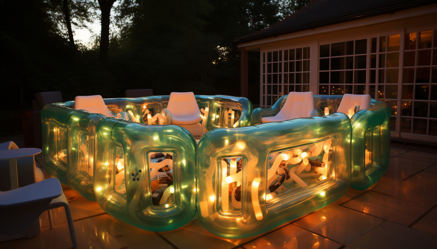 La piscine gonflable